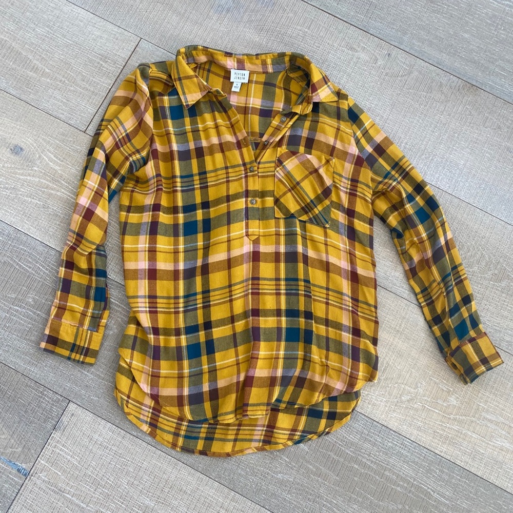 Peyton Jensen flannel shirt from Evereve